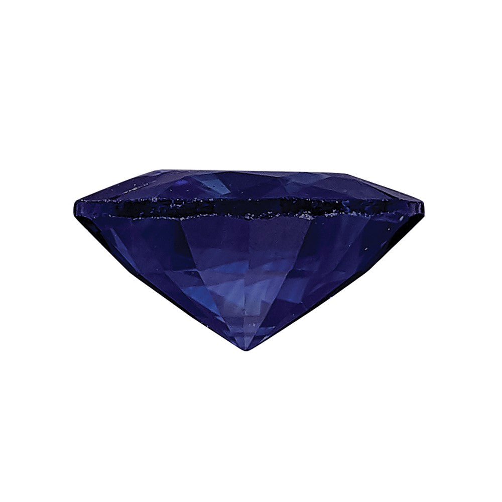 Edelstein Blau Saphir A Qualität 2.25mm Rund Diamantiert
