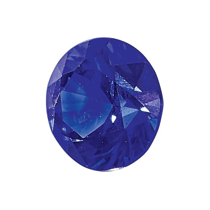 Edelstein Blau Saphir A Qualität 1mm Rund Diamantiert