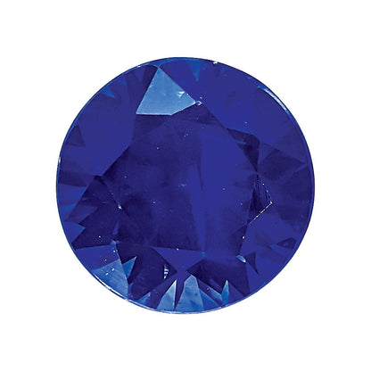 Edelstein Blau Saphir Aa Qualität 3.5mm Rund Diamantiert