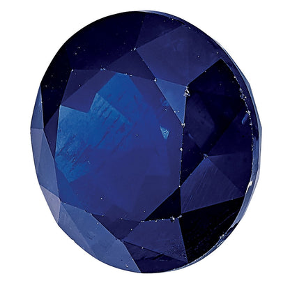 Edelstein Blau Saphir A Qualität 6mm Rund