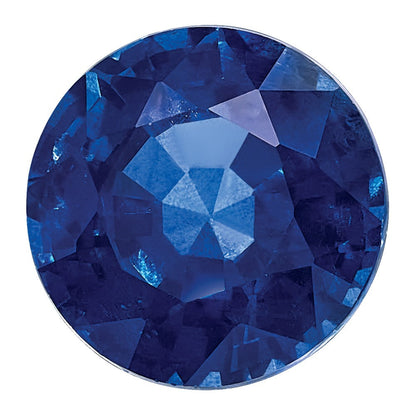 Edelstein Blau Saphir Aa Qualität 4mm Rund