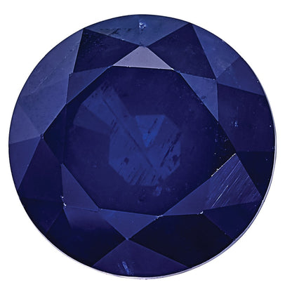Edelstein Blau Saphir A Qualität 5.5mm Rund