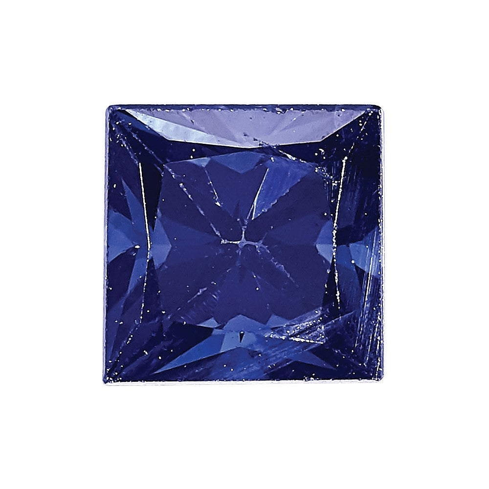 Edelstein Blau Saphir A Qualität 3mm Princess