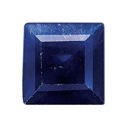 Edelstein Blau Saphir A Qualität 2.75mm Quadratisch Stufe-cut