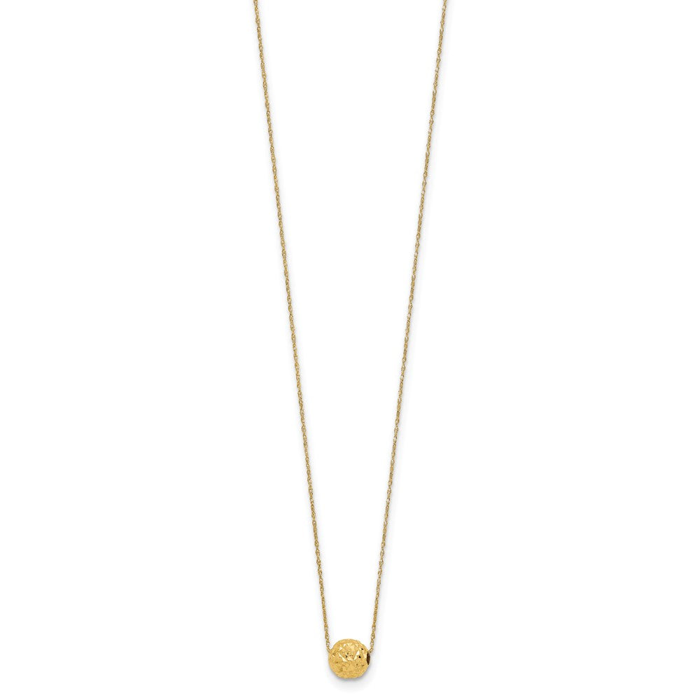 14K Gelbgold Perle Halskette