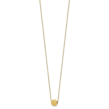 14K Gelbgold Perle Halskette