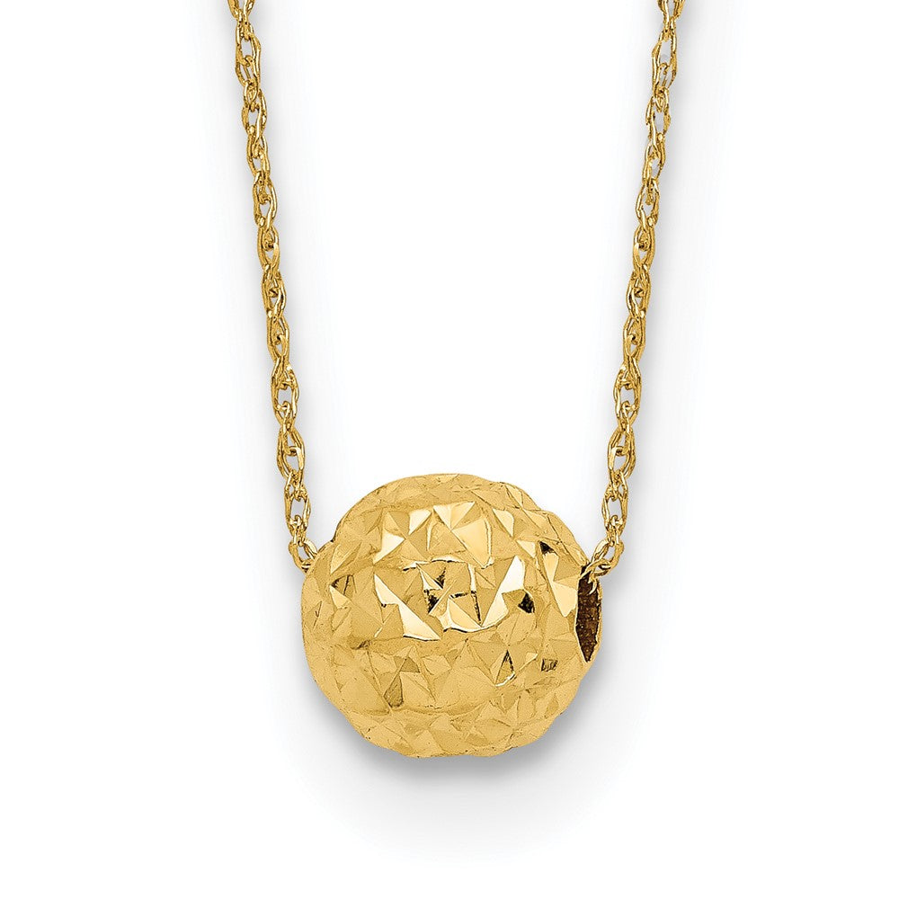 14K Gelbgold Perle Halskette