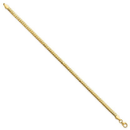 14K Gelbgold Poliert Fantasieglieder Gliederarmband