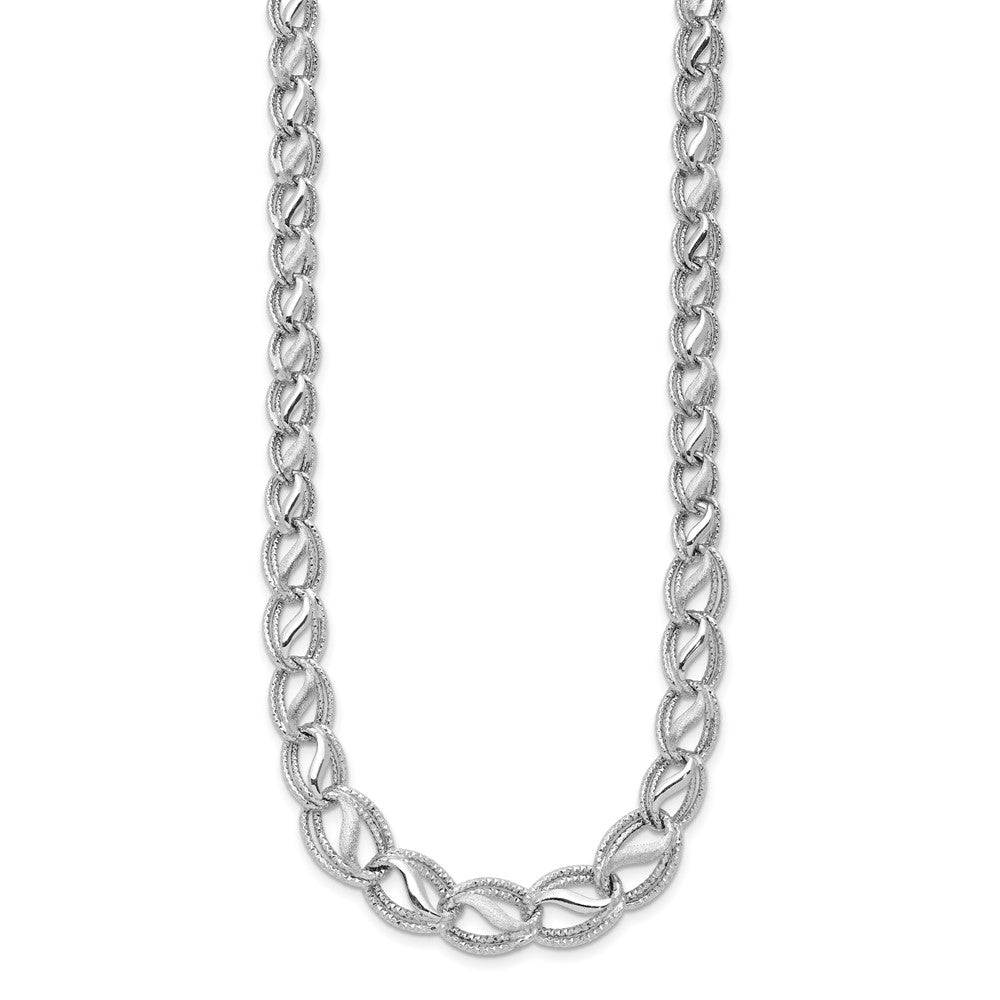 14K Weißgold Diamantiert Halskette
