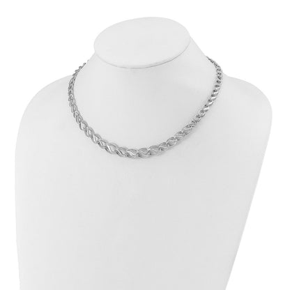 14K Weißgold Diamantiert Halskette