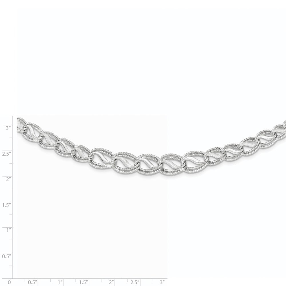 14K Weißgold Diamantiert Halskette