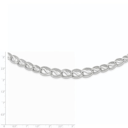 14K Weißgold Diamantiert Halskette