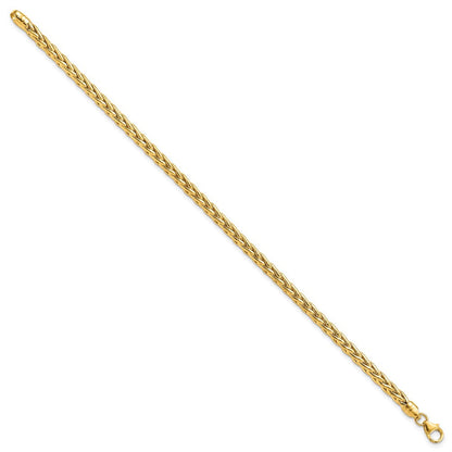 7.5 Zoll 14K Poliert Fantasieglieder Armband