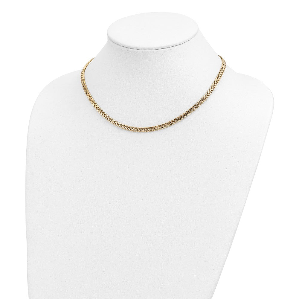 14K Gelbgold Poliert Fantasieglieder Halskette