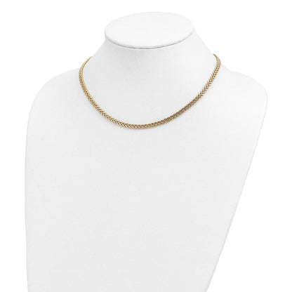 14K Gelbgold Poliert Fantasieglieder Halskette