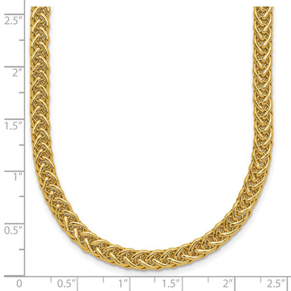 14K Gelbgold Poliert Fantasieglieder Halskette