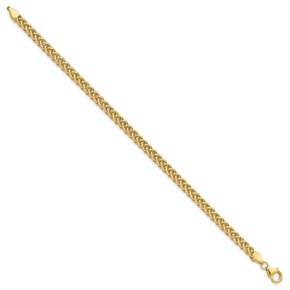7.5 Zoll 14K Poliert Fantasieglieder Armband