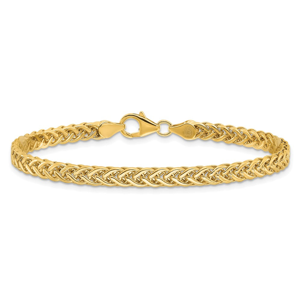 7.5 Zoll 14K Poliert Fantasieglieder Armband