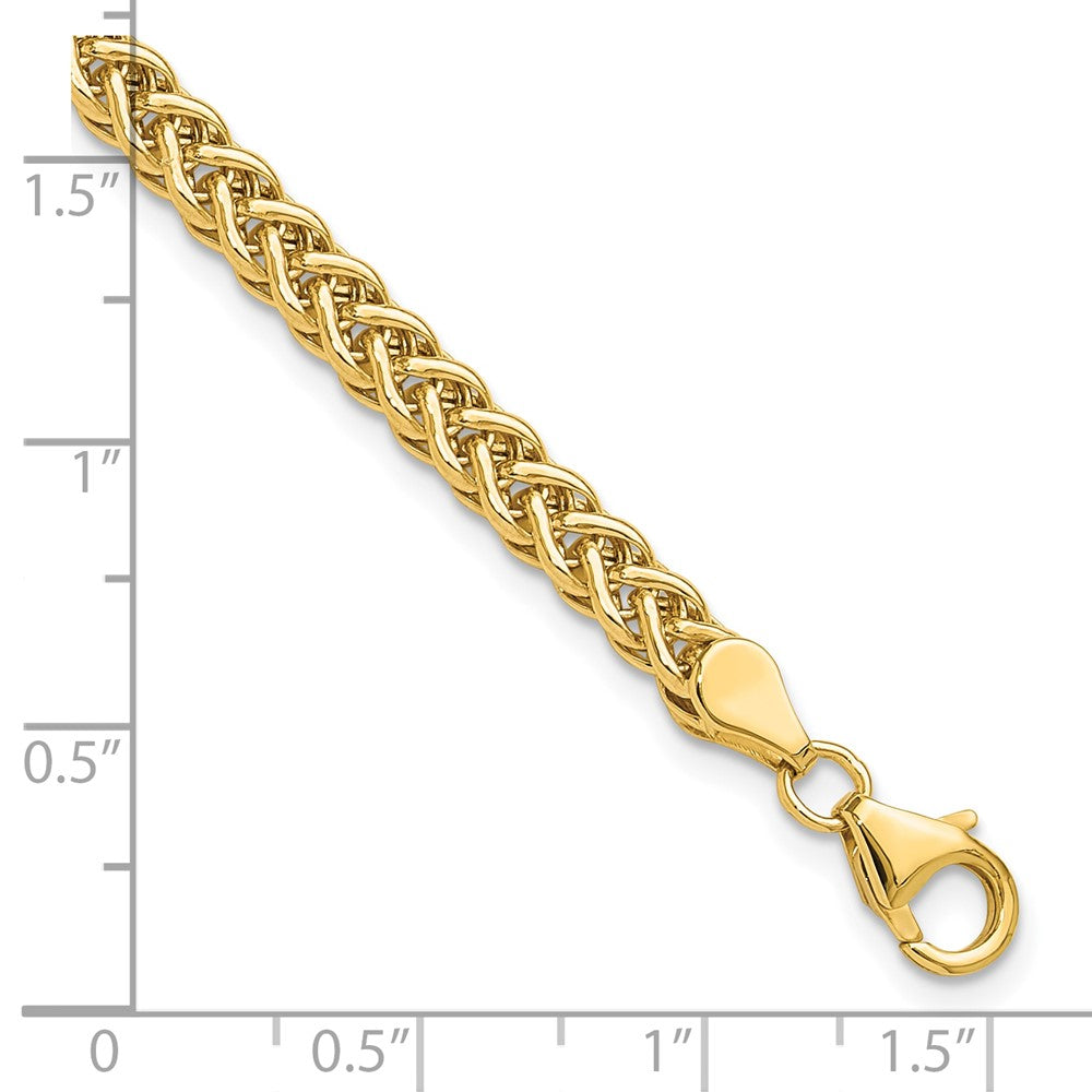 7.5 Zoll 14K Poliert Fantasieglieder Armband