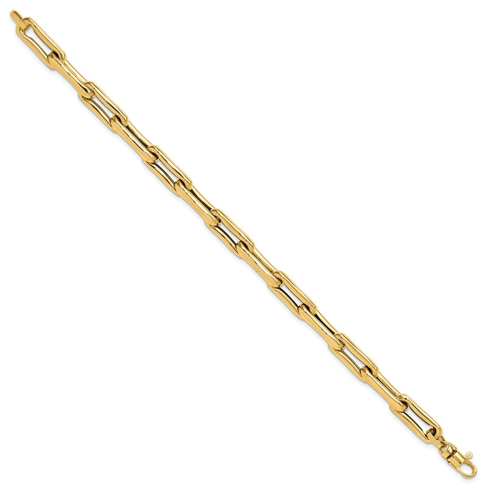 7.5 Zoll 14K Poliert Fantasieglieder Armband