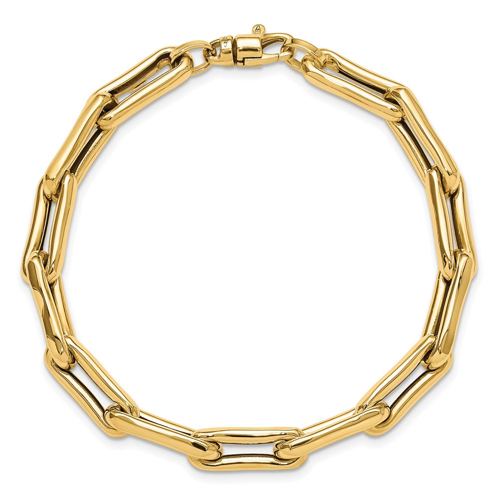 7.5 Zoll 14K Poliert Fantasieglieder Armband