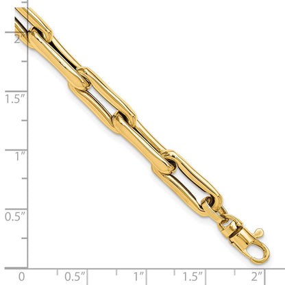7.5 Zoll 14K Poliert Fantasieglieder Armband