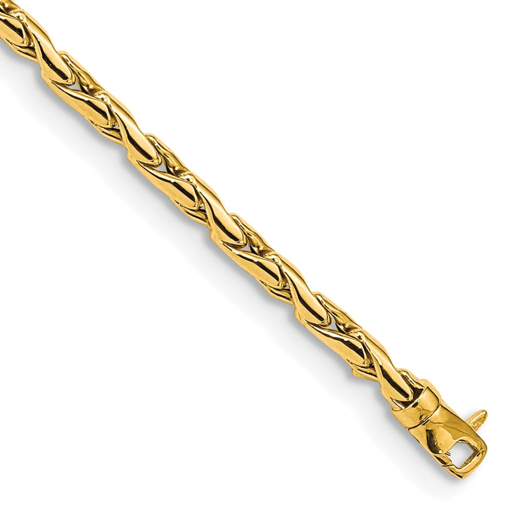 7.5 Zoll 14K 3.25mm Poliert Fantasieglieder Armband
