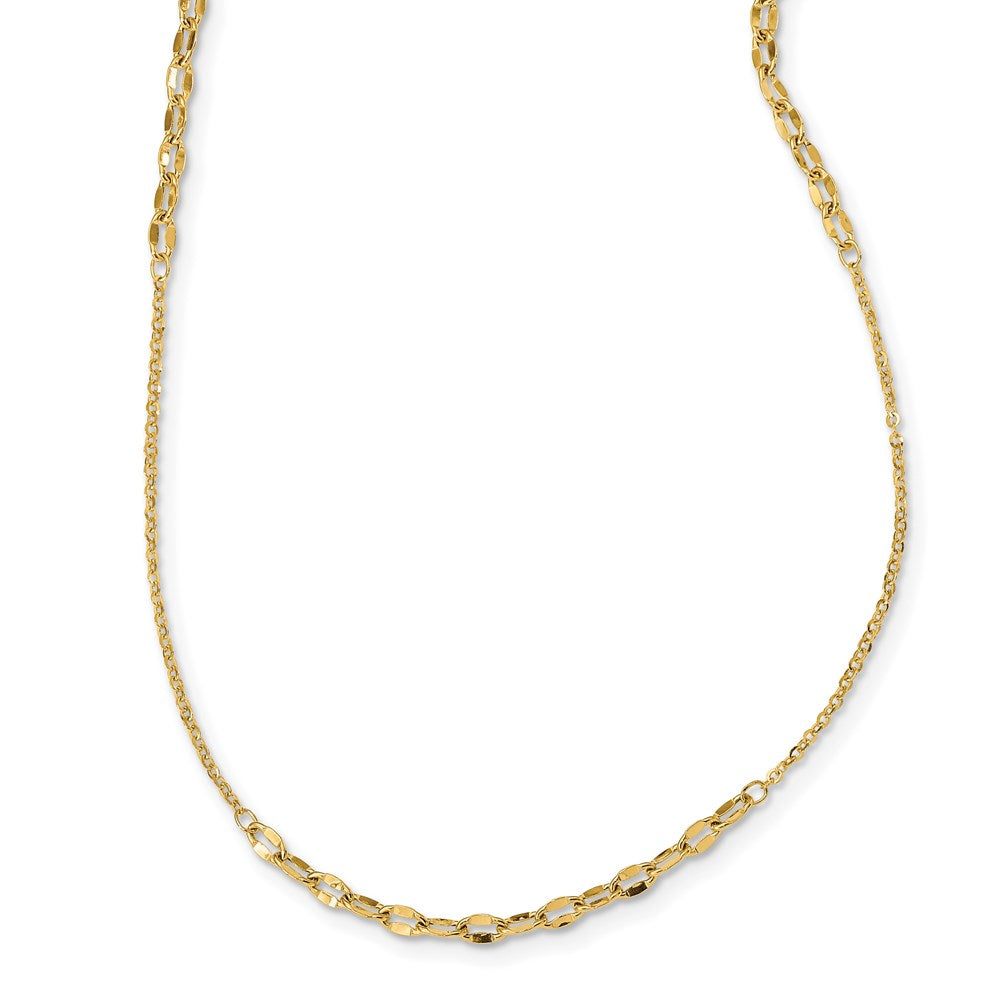 24 Zoll 14K Fantasie Halskette