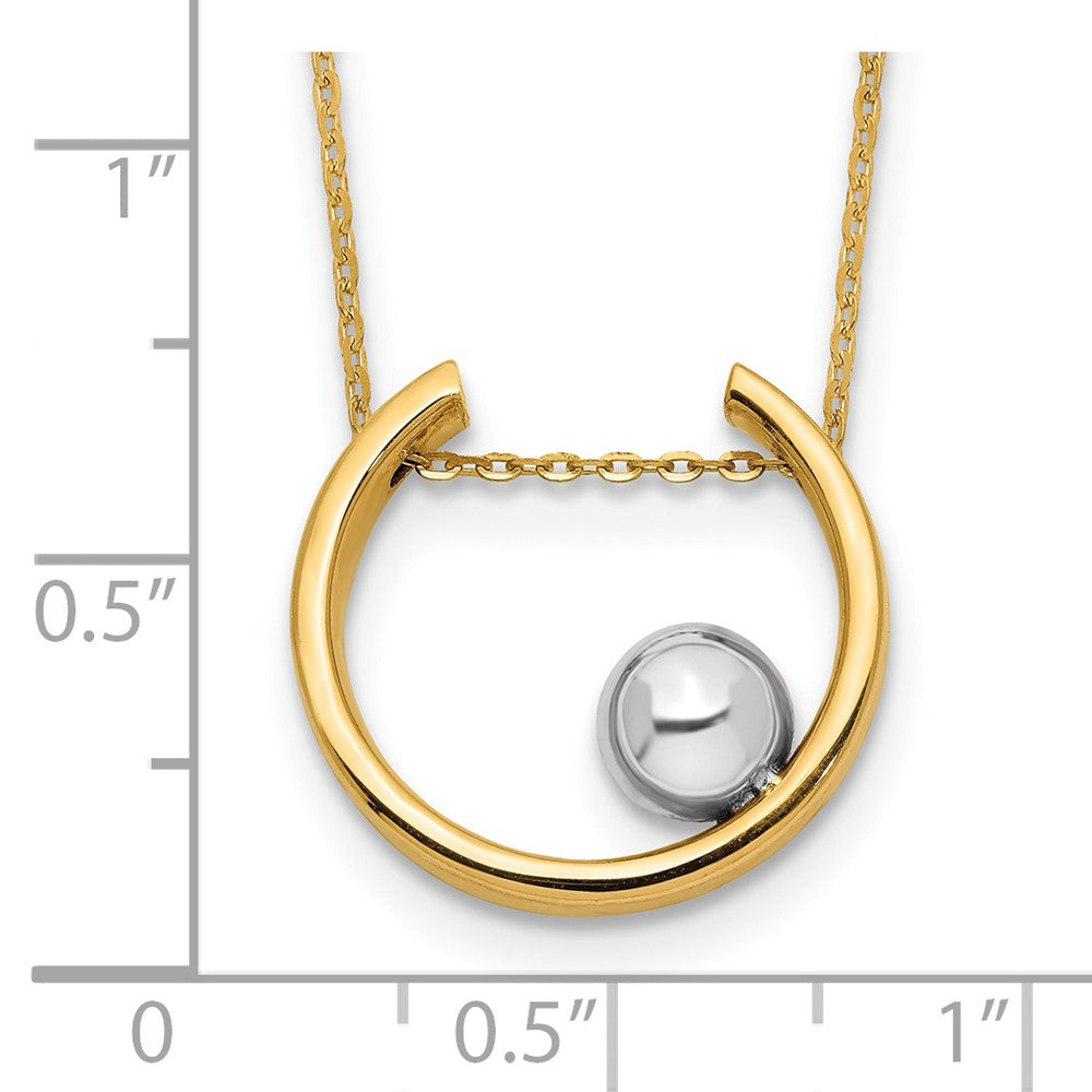 14K Bicolor Halskette