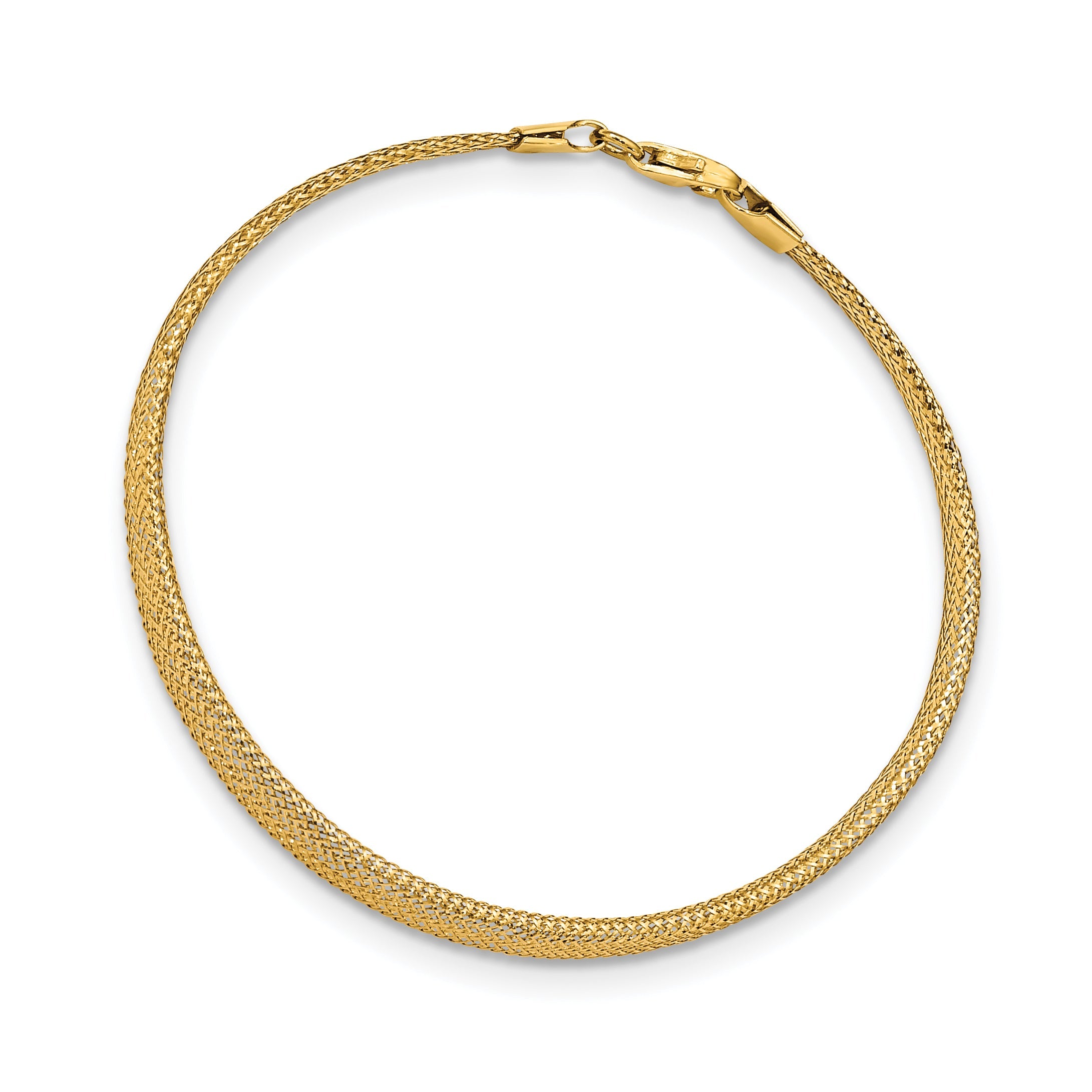 7 Zoll 14K Dehnbar Netz Abgestuft Armband