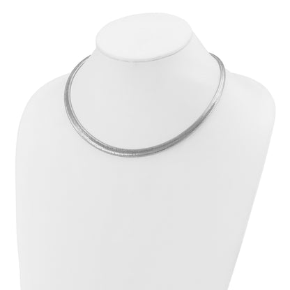 14K Gelb & Rhodium mit Weiß Beschichtung Dehnbar Netz mit 1.5 Zoll Verlängerung. Halskette