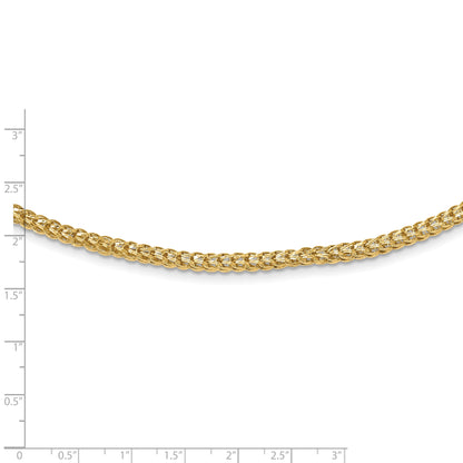 14K Gelbgold Poliert Fantasieglieder Halskette
