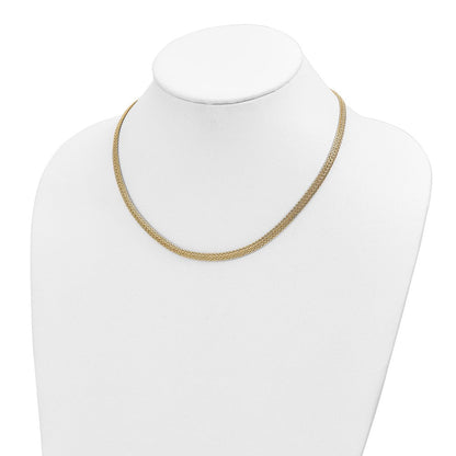 14K Gelbgold Poliert Fantasie Halskette