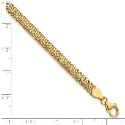 8 Zoll 14K Poliert Fantasie Armband