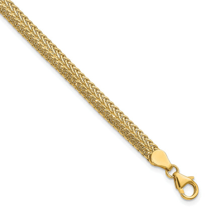 8 Zoll 14K Poliert Fantasie Armband