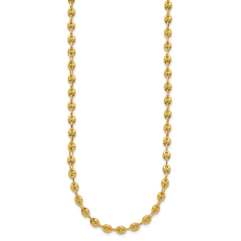 14K Gelbgold Poliert Fantasieglieder Halskette