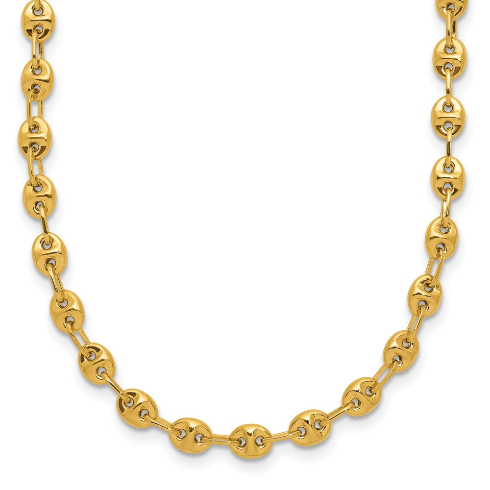 14K Gelbgold Poliert Fantasieglieder Halskette