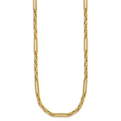 14K Gelbgold Poliert Fantasieglieder Halskette