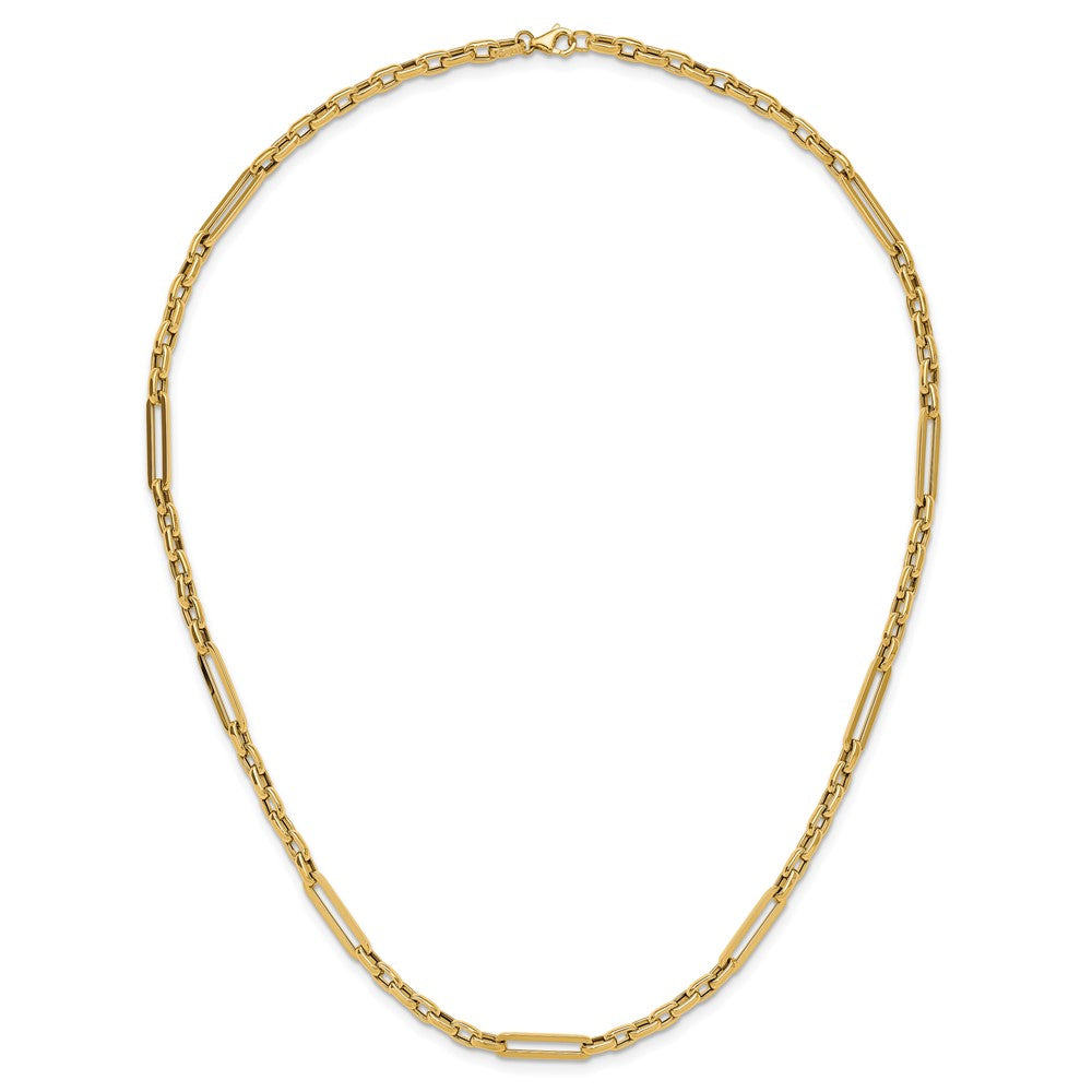 14K Gelbgold Poliert Fantasieglieder Halskette