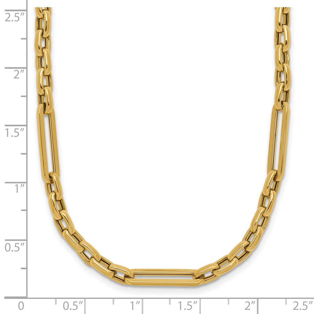 14K Gelbgold Poliert Fantasieglieder Halskette