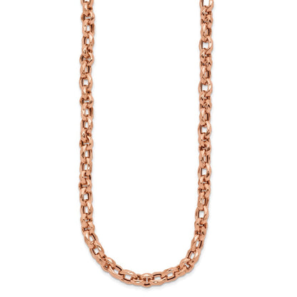 14K Roségold Poliert Fantasieglieder Halskette