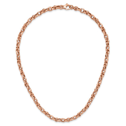 14K Roségold Poliert Fantasieglieder Halskette