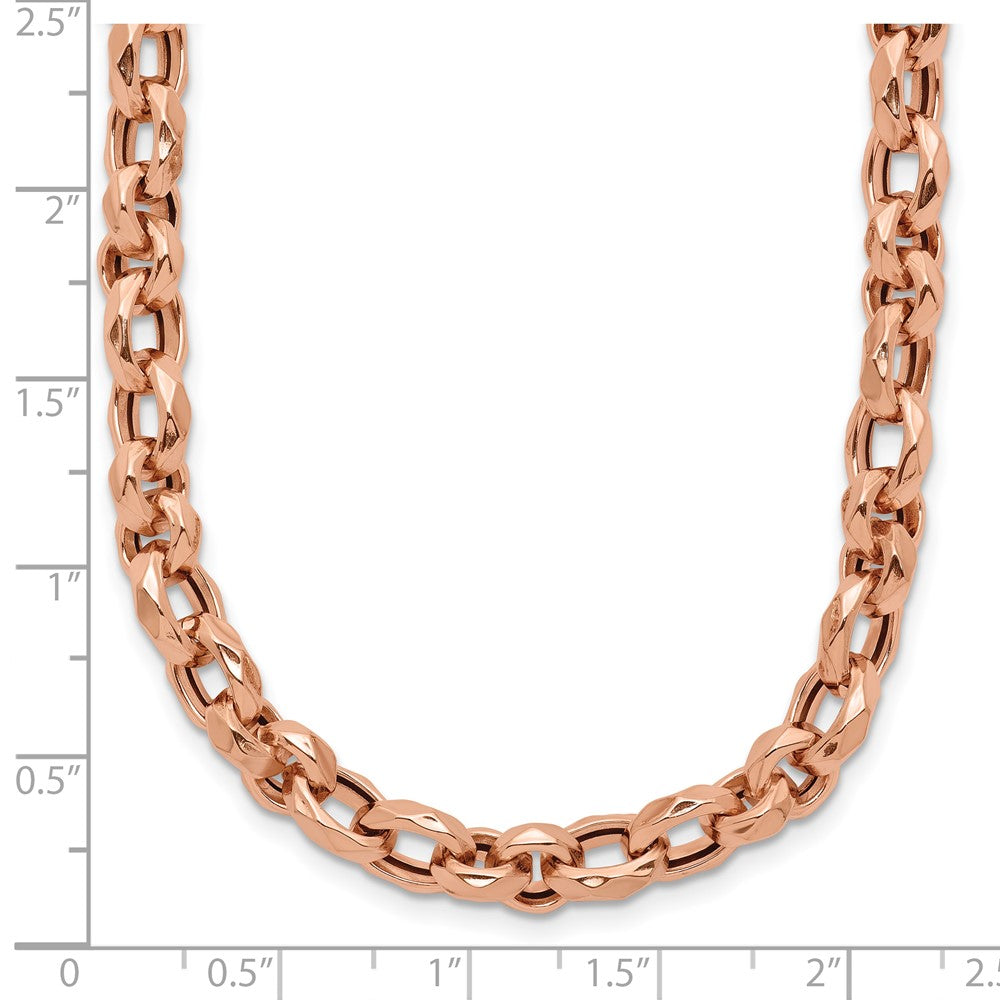 14K Roségold Poliert Fantasieglieder Halskette