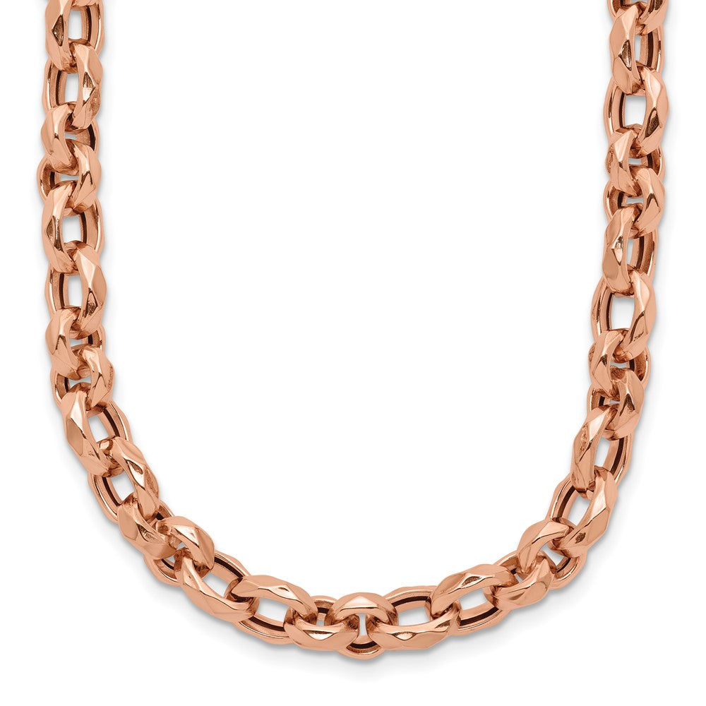 14K Roségold Poliert Fantasieglieder Halskette