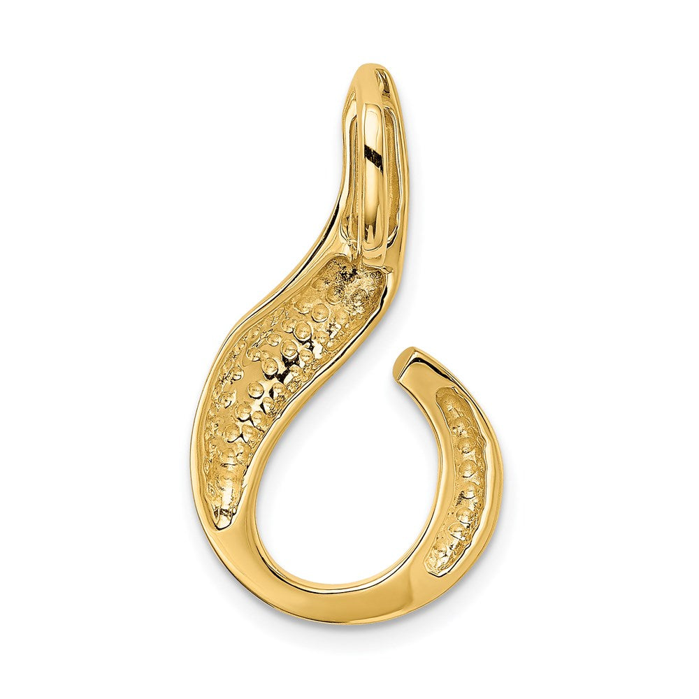 14K Gelbgold Passt Up To 6mm Normal und Fantasie Omega Anhänger