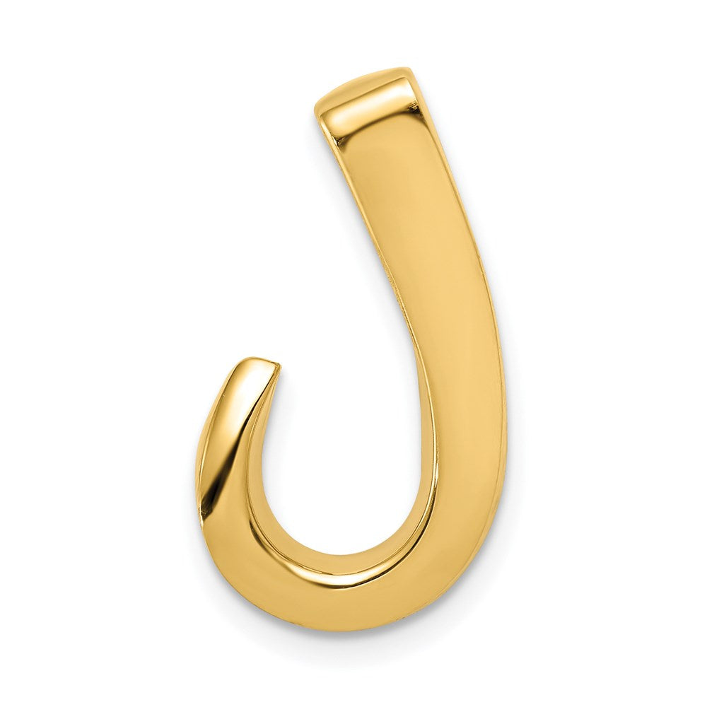 14K Gelbgold Passt Up To 6mm Normal, 8mm Fantasie Wendbar Omega Anhänger