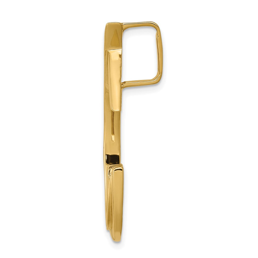 14K Gelbgold Passt Up To 6mm Omega, 8mm Omega Anhänger