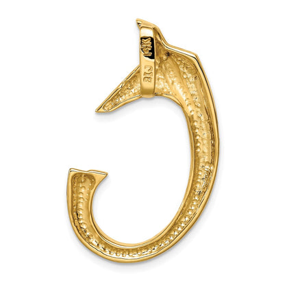 14K Gelbgold Passt Up To 6mm Omega, 8mm Omega Anhänger