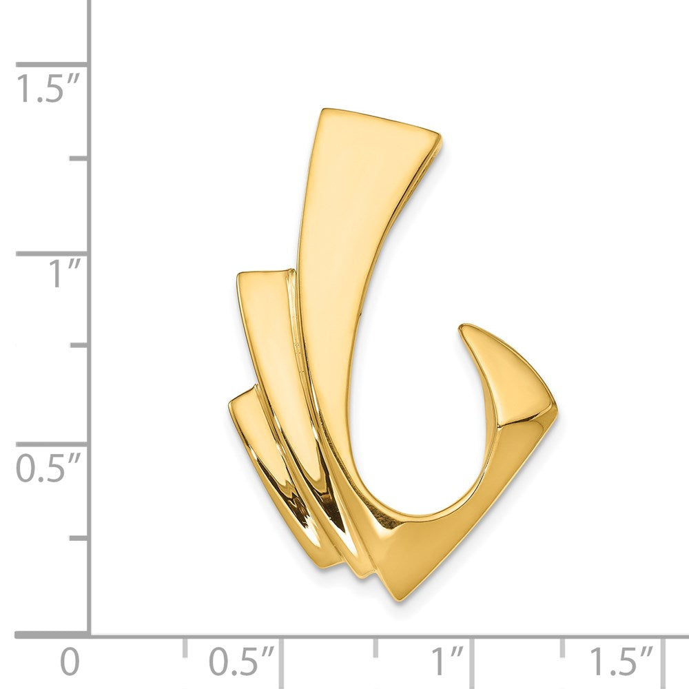 14K Gelbgold Omega Anhänger