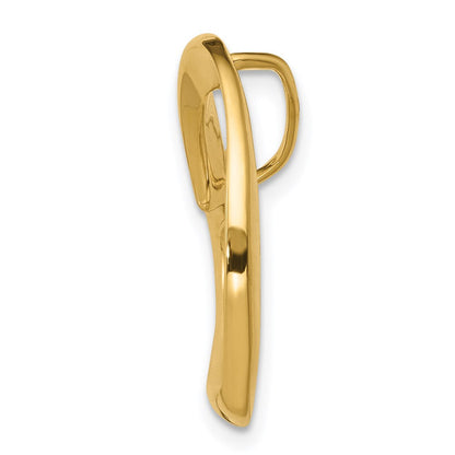 14K Gelbgold Herz Anhänger